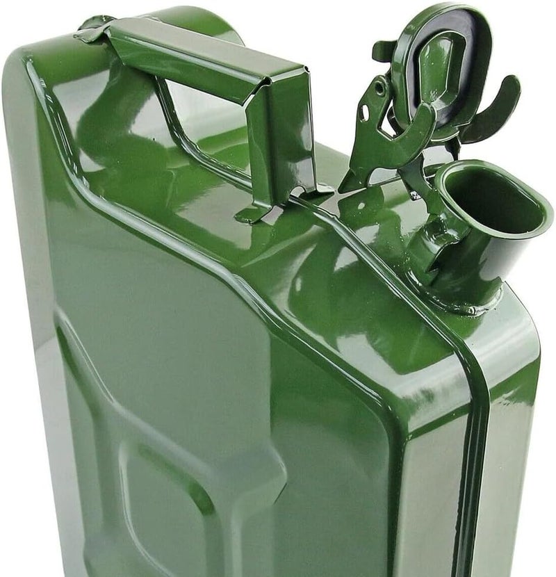 Duravel 20L Metal Jerry Can with Secure Locking Cap and Free Nozzle - Image 4